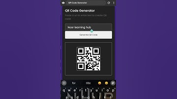 QR Code Generator #shorts #ytshorts #youtubeshorts #noorlearninghub