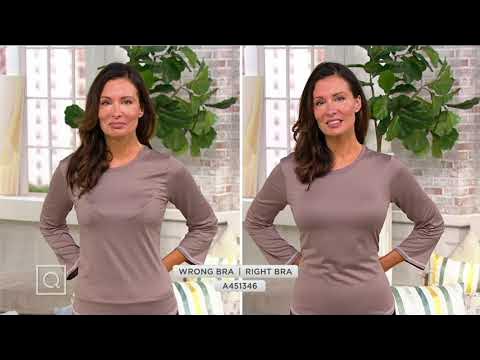 Breezies Modern Micro Underwire or Wirefree Contour Bra on QVC 