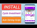 How to make your own investment website|Cycle Investment new auto earning script
