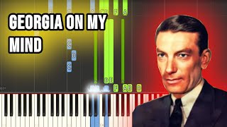 How to play: Hoagy Carmichael - Georgia On My Mind | Piano Tutorial