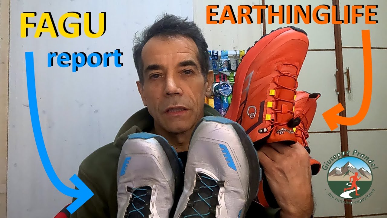 Fagu scarpa running Report e Earthinglife anticipazione