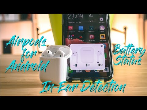 Apple AirPods on Android?!! - How to Get Battery Status & Ear Detection on Android.