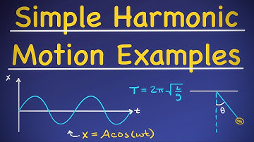 Simple Harmonic Motion Examples [Periodic Motion Problems]
