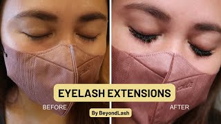 My first eyelash extensions experience | Minivlog