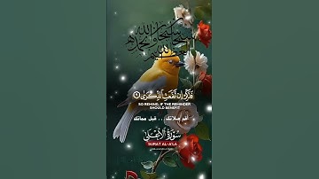 تلاوة خاشعة عطرة مباركة جميلة عذبة للشيخ ماهر المعيقلي ماتيسر من سورة الأعلى