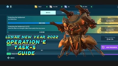War Robots || LUNAR NEW YEAR EVENT 2022 || TASK-5 || GUIDE  #warrobots #robotgame #guide