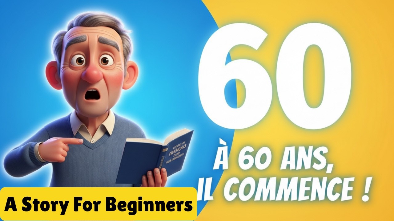 Learn French at 60? 🇫🇷 Apprendre le Français à 60 Ans | Motivational A1 French Story for Beginners