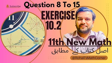 Exercise 10.2 Question 8 to 15|Chapter 10 1st year|11th Class Math New Book 2025|Trigonometric 