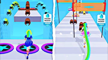 Hair Challenge 🟢🔴🟢 Walkthrough Android iOS Max Levels Full GamePlay By GammerUk04