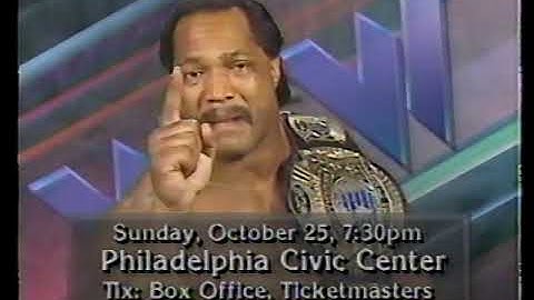 WCW Champion Ron Simmons Promo [1992-09-26]