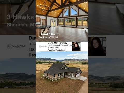 3 Hawks Court, Sheridan, MT home video tour