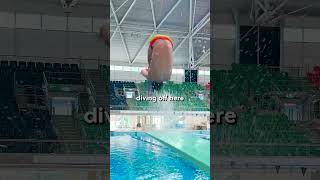 This board was made for kids to learn how to dive!