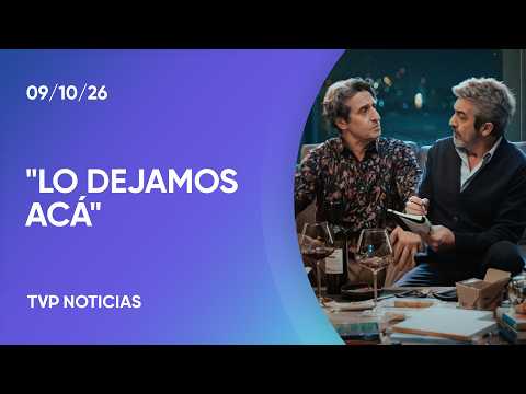 Ricardo Darín and Diego Peretti share what it was like filming "Lo dejamos acá"