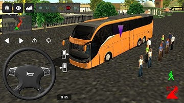 Coach Bus Driving Simulator 3D gameplay for Android iOS #USA_coach_bus_simulator_gameplay_3d_gaming