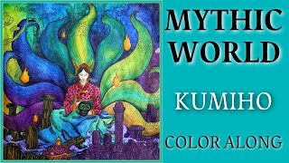 MYTHIC WORLD by Kerby Rosanes | Gumiho 구미호 Part 2 | Inktense | Adult Coloring
