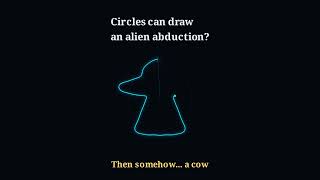 Alien Abduction Illustrated with Fourier Epicycles #MathifyCommunityClips