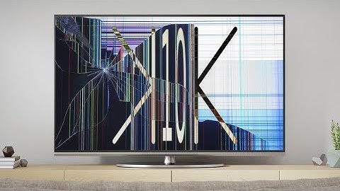 compressed into 10 seconds - How To Basic - How To Fix a Broken TV Screen