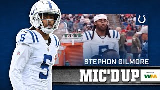 CB Stephon Gilmore Mic'd Up Week 9 vs. Patriots