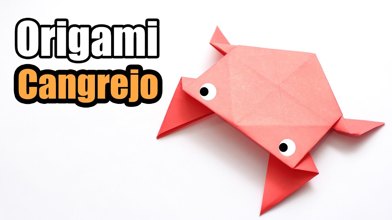 Como Hacer Un Cangrejo De Papel Animales De Papel Origami Cangrejo De Papel