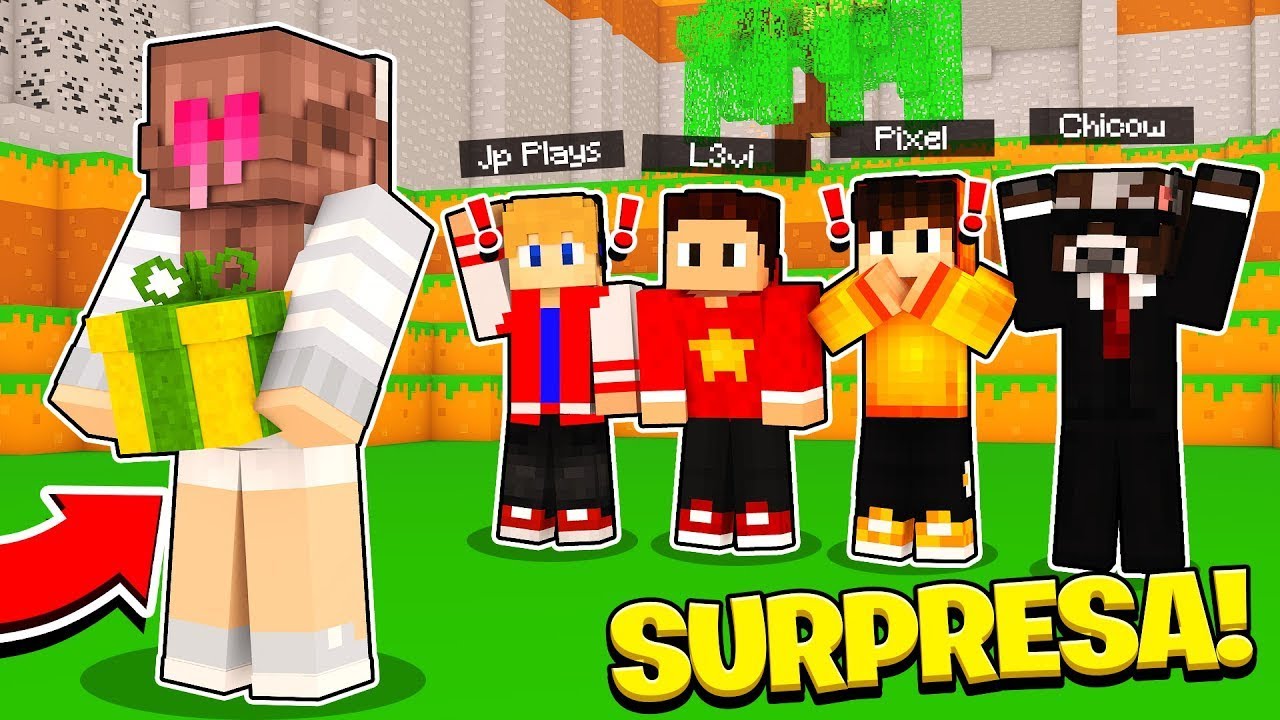 AMIGO SECRETO DOS YOUTUBERS FAMOSOS NO MINECRAFT !! - YouTube