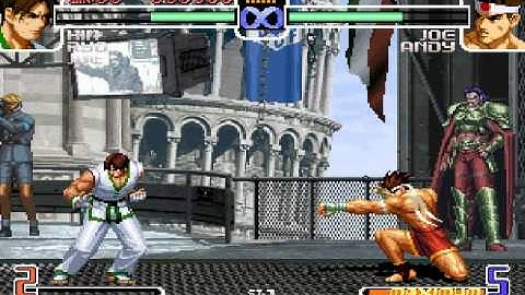 KOF 2002: Team Play Ryo, Joe & Kim VS Kula - Fatal Fury Team (Normal Mode)