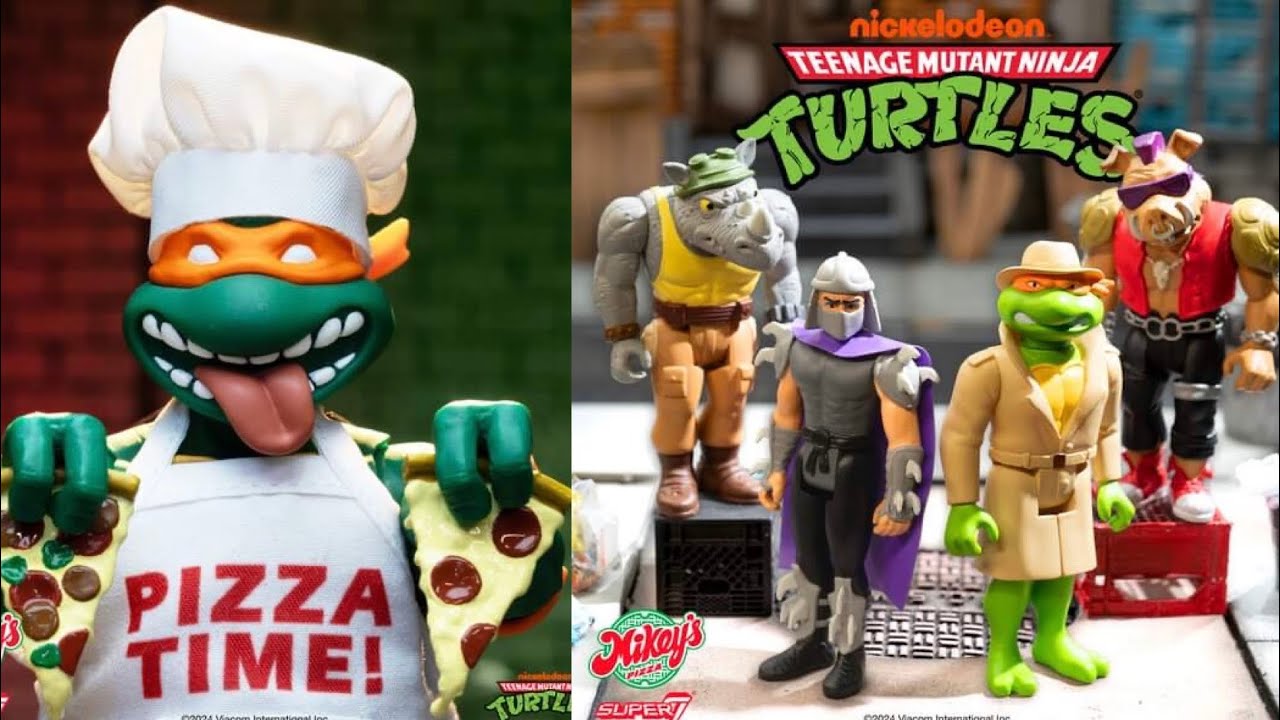 New TMNT teenage mutant ninja turtles more reveals from Super 7 - YouTube