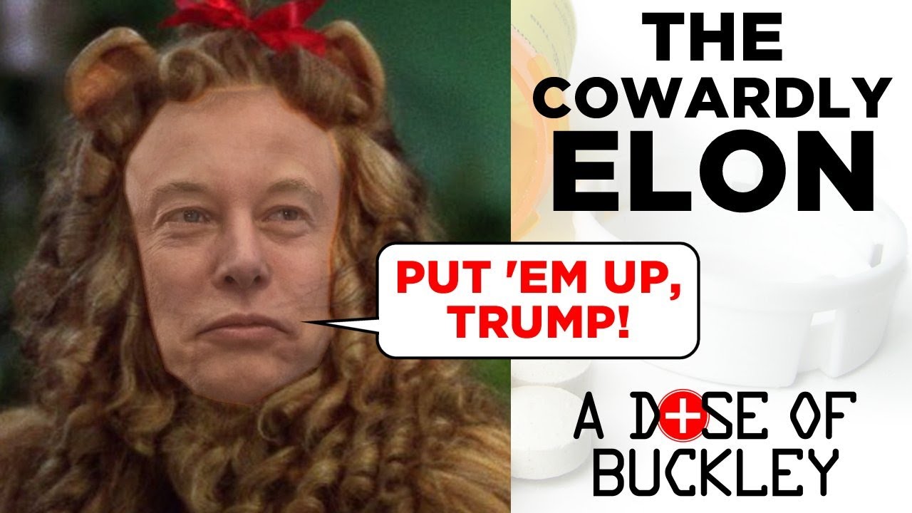 The Cowardly Elon (Elon vs Trump 2) - A Dose of Buckley