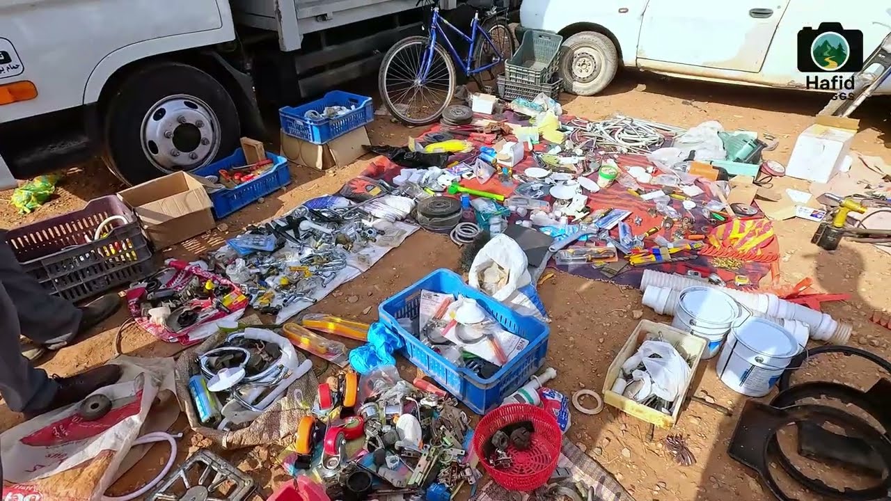 جولة في سوق الجمعة بحمام بوحجر 2025 | بيع الدراجات الهوائية وأجواء السوق الشعبي
