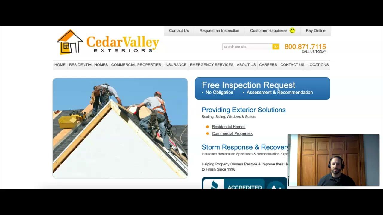 Cedar Valley Exteriors YouTube