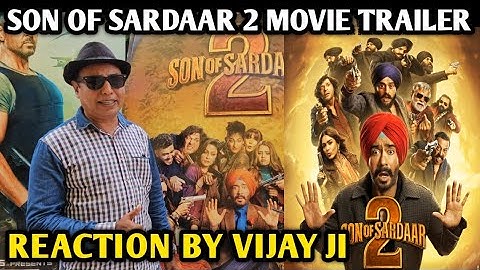 Son Of Sardaar 2 Movie Trailer Reaction | By Vijay Ji | Ajay Devgn | Mrunal Thakur | Ravi K, Bindu D