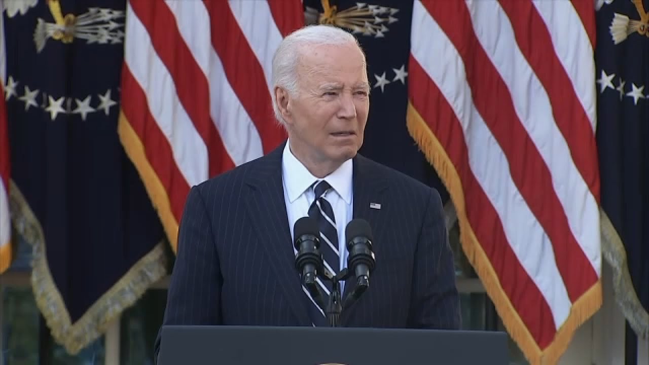 Biden promises peaceful transition to Trump after election win - YouTube
