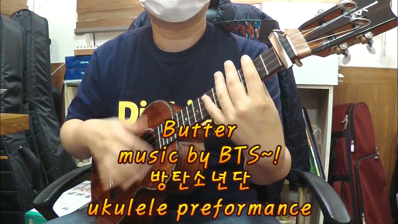 butter BTS ukulele performance YouTube