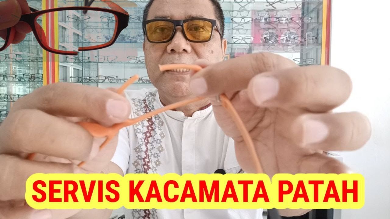 CARA MEMPERBAIKI KACAMATA YANG PATAH 