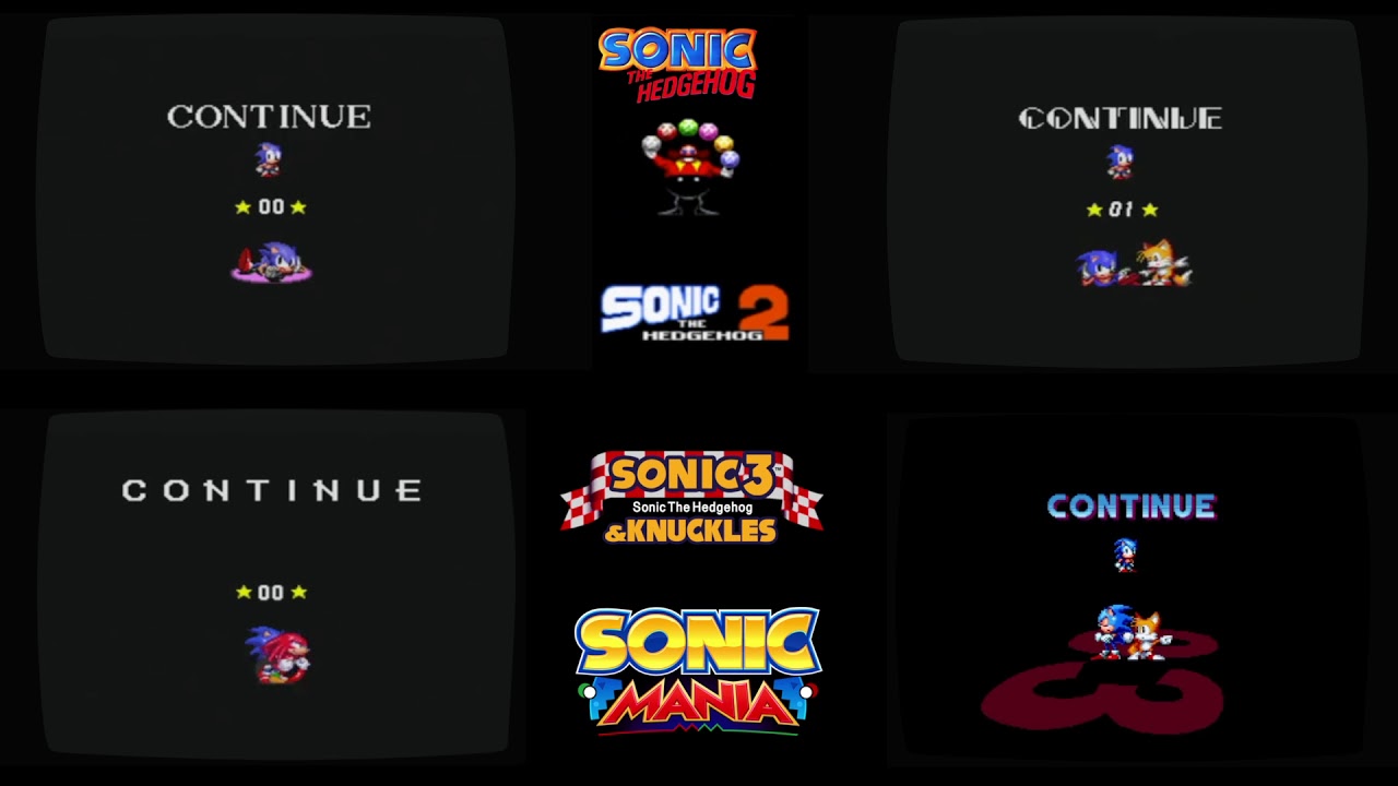 SONIC 1-😁 SONIC 2-😁 SONIC 3&K-😁 Mas SONIIC 4😒