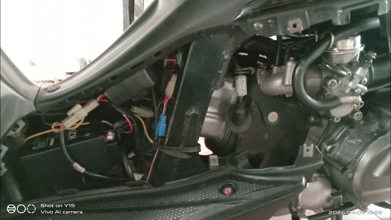 Jalur Pernafasan Selang Membran Pair aka AIS Skywave Hayate 125 #suzuki #suzukiskywave #skywave #diy