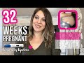 32 WEEKS PREGNANCY UPDATE, ANEMIA, LOW IRON, PELVIC PAIN, THIRD TRIMESTER, FIRST TIME MAMA