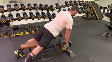 REMADA COM HALTER NO BANCO INCLINADO