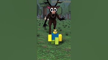 Deer is scary, but Noob has something scarier ☠️ - Roblox 99 Nights in the Forest #robloxanimation