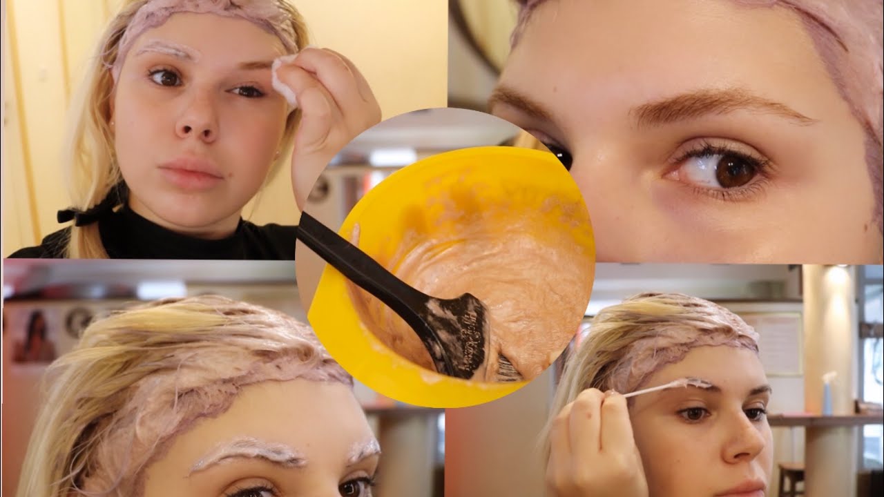 KAKO POSVETLETI OBRVE | Farbanje obrva | #Aries