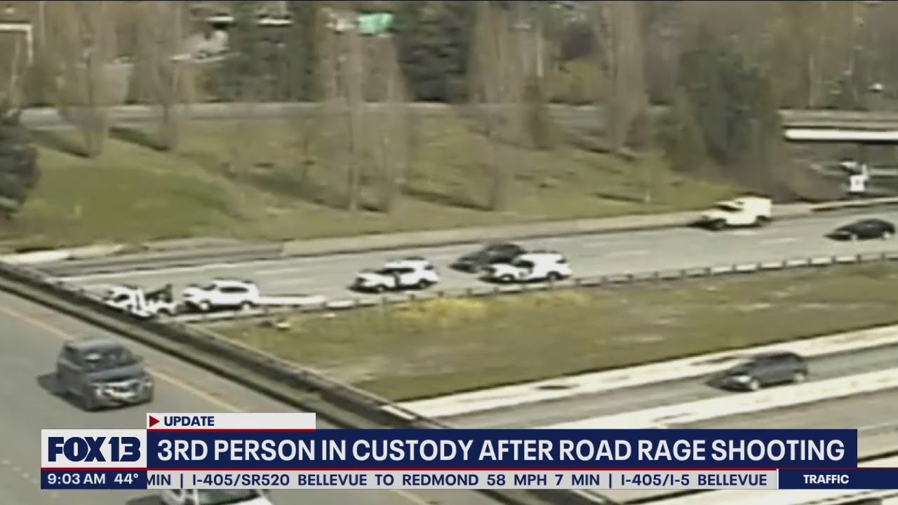 3rd person in custody after road rage shooting | FOX 13 Seattle - YouTube