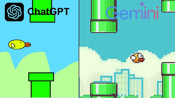 ChatGPT VS Gemini compete by making games from scratch..