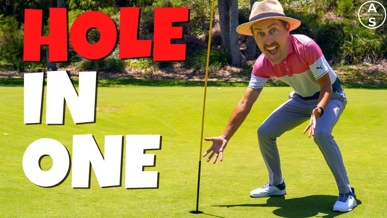 100 balls for a HOLE in ONE! YouTube
