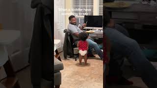 Baby Tells Off Daddy! #tiktok #shorts #funnyvideo