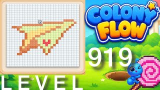 Colony Flow Level 919 walkthrough (Hard) Solution