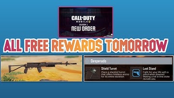 FREE REWARDS TOMORROW ON SKS AND DESPERADO BR CLASS EVENTS SEASON 1 CALL OF DUTY MOBILE COD MOBILE