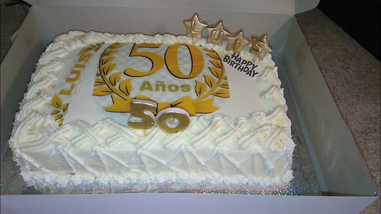 Pastel De 50 Anos Youtube