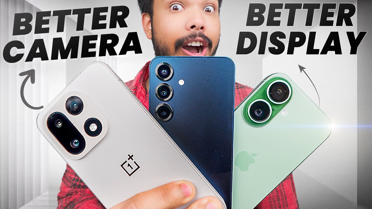 Samsung S25 vs iPhone 17 vs Oneplus 15 - The Best Phone Under ₹80,000
