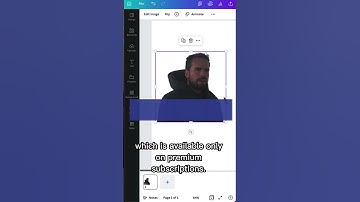 How To Remove the Background of Any Image using Canva with AI