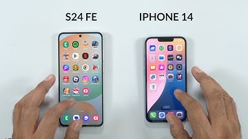 Samsung S24 FE vs iPhone 14 - SPEED TEST