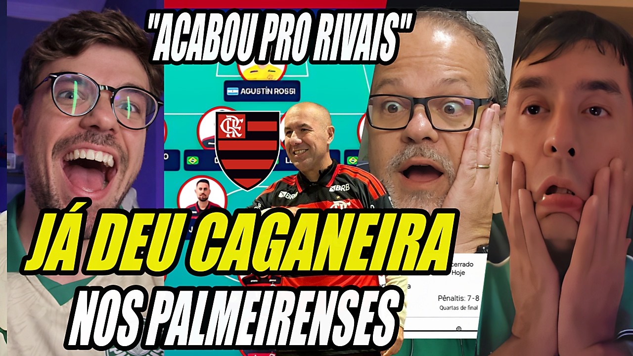 JÁ ERA COM JARDIM? ATÉ OS PALMEIRENSES ADMITIRAM .. JORNALISTA ANALISA ESCALAÇÃO DO FLAMENGO